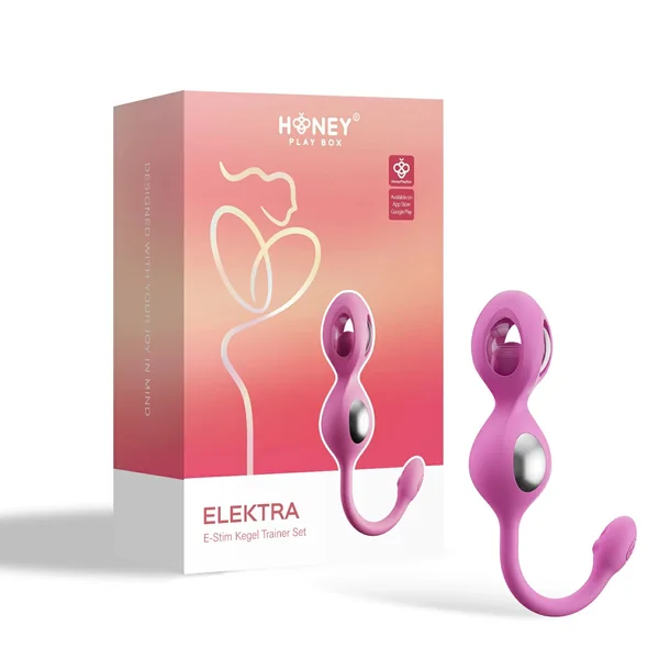 Elektra App-Controlled E-Stim Kegel Training Set for Pelvic Floor