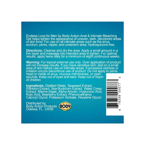 Endless Love For Men Anal Relaxing Silicone Lubricant 1.7 oz