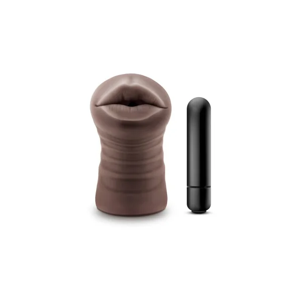 EnLust Krystal Vibrating Stroker, Brown