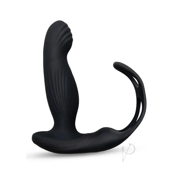 Envy Toys Remote Controlled Tapper Rechargeable Silicone P-Spot Vibrator and Dual Stamina Ring