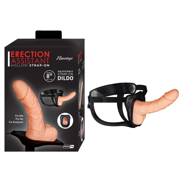 Erection Assistant - Hollow Strap-On 8in