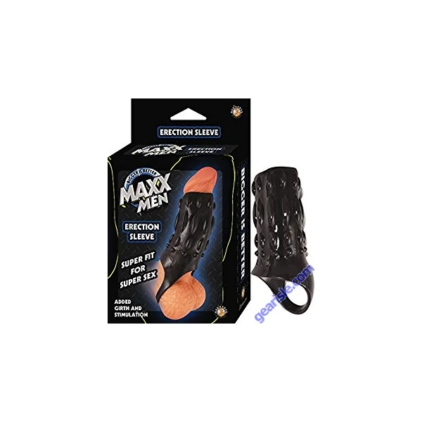 Erection Penis Sleeve Black Maxx Men
