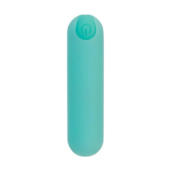 Essential 3 inches Rechargeable Teal Green Vibrator