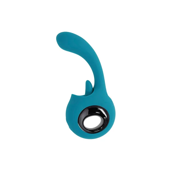 Evolved - How Many Licks Dual Vibrator - Turquoise