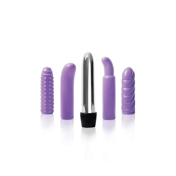 Evolved - Multi-Sleeve Vibrator Kit - Purple