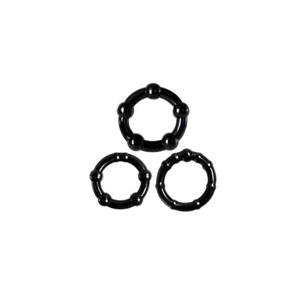 Evolved - One Night Stand - Intensity Cock Ring Set - Black