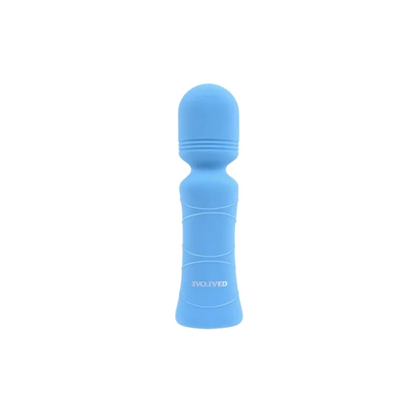 Evolved - Out of the Blue Mini Wand Vibrator - Blue