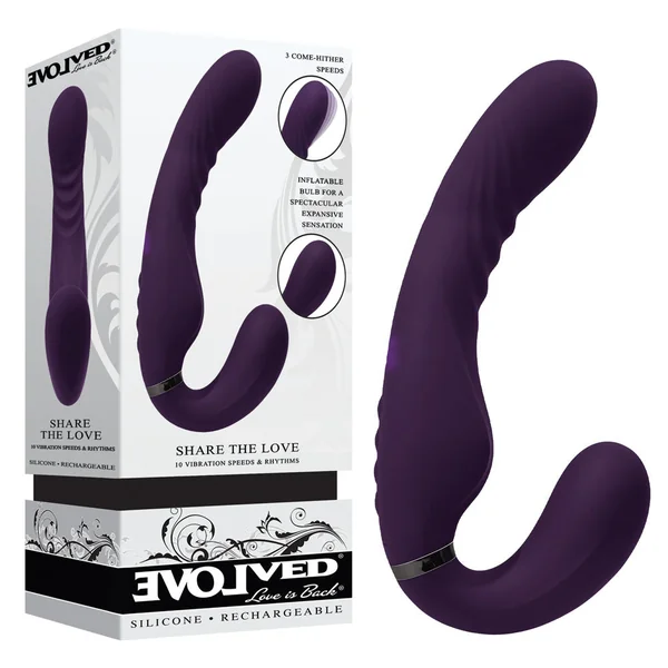 Evolved SHARE THE LOVE Inflatable Vibrator 22.9cm