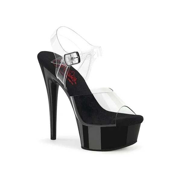 EXCITE-608 Clear Vinyl Sandal