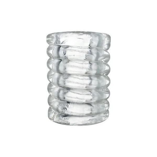 Extreme Bondage Gear: Spiral Ball Stretcher – Clear