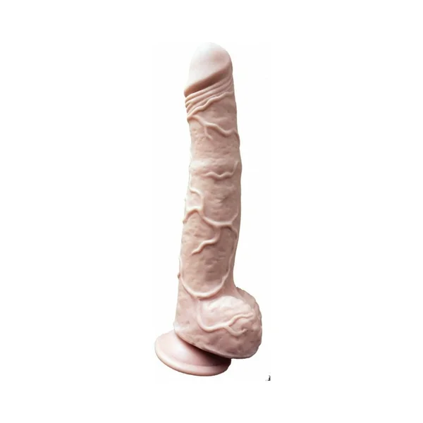 Extreme Dildos: Skinsations Cockasaurus 11 inches Dildo Beige