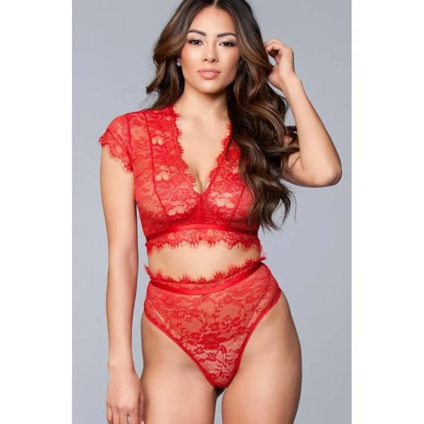 Eyelash Lace Bralette Set