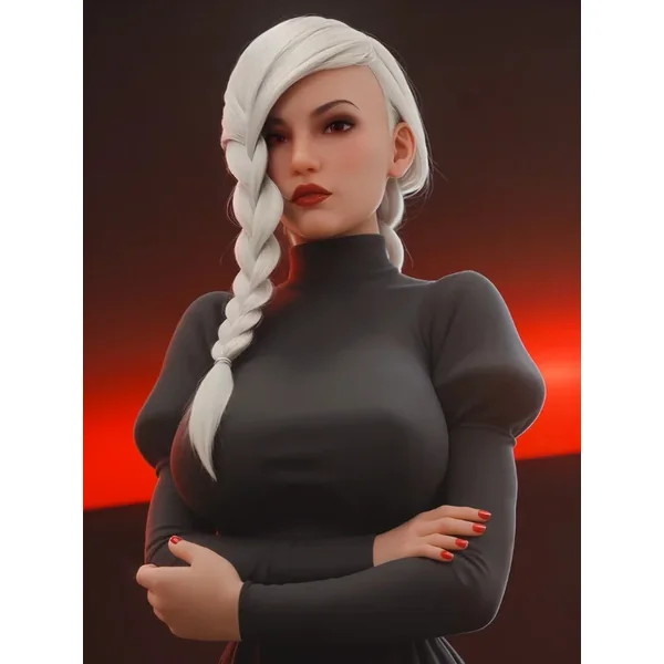 F4496- 162cm(5.3ft)-47kg H Cup Silicone Head Sexy Anime Sex Doll丨6YE