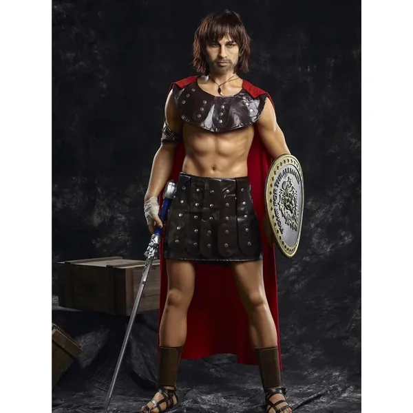 F4582-162cm(5ft3)-49kg Warrior Charles TPE Femboy Robot Male Sex Doll-Irontech Doll