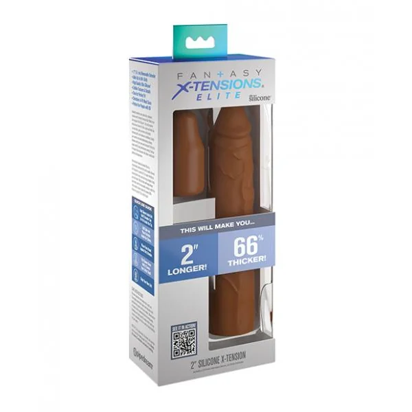 Fantasy X-tensions Elite 8in Sleeve W/ 2in Plug Tan