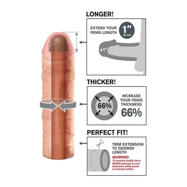Fantasy X-Tensions Mega 1in Extension Sleeve