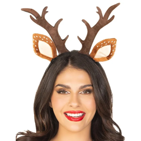 Fawn Ear Antler Animal Costume Headband