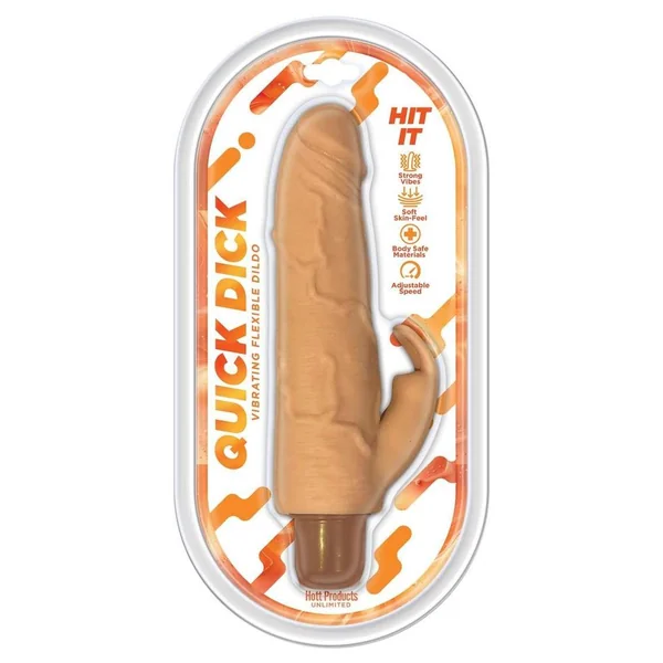 Female Sex Toy Quick Dick Hit It Vibrating Silicone Dildo