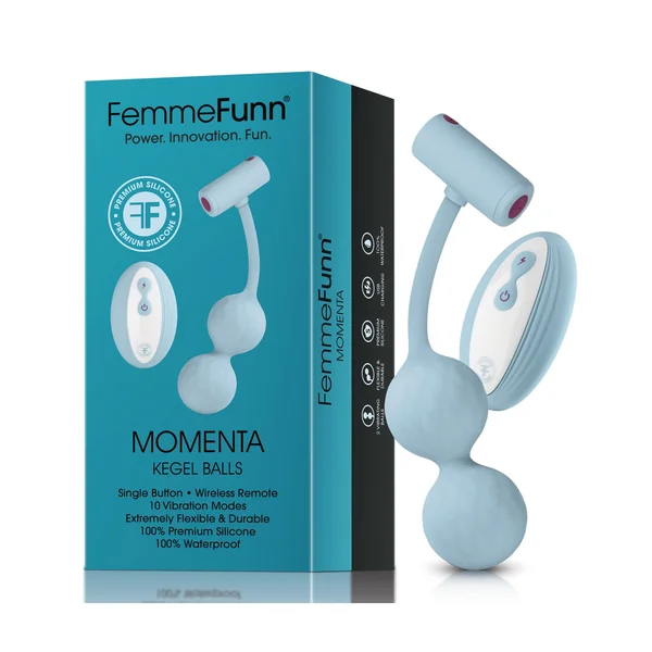 Femme Funn Momenta Kegel Balls - Light Blue