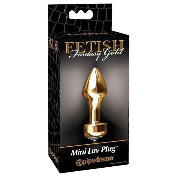 Fetish Fantasy Gold Mini Luv Plug 2.4in - Gold