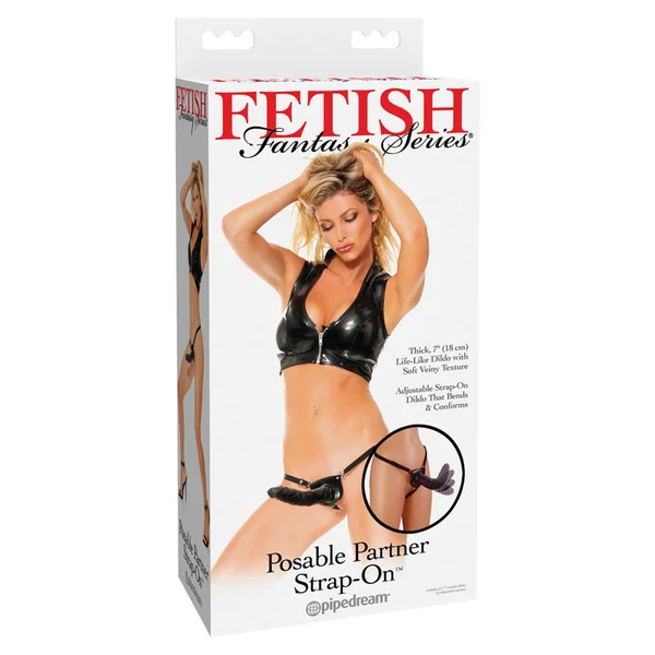 Fetish Fantasy Posable Partner Strap-on Black