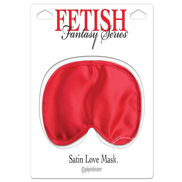 Fetish Fantasy Satin Love Mask Red
