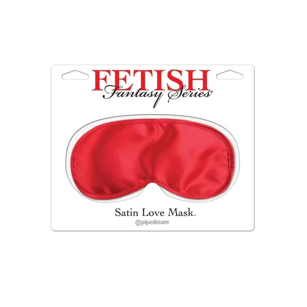 Fetish Fantasy Satin Love Mask Red