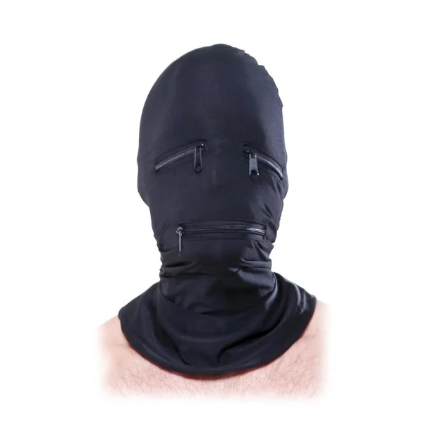 Fetish Fantasy Series Zipper Face Spandex Hood
