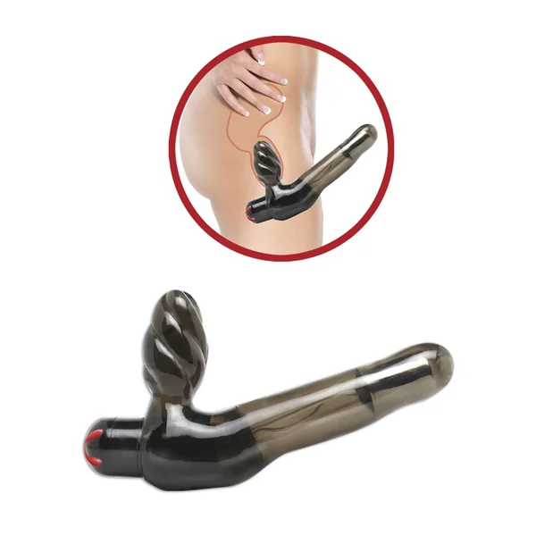 Fetish Fantasy Vibrating Strapless Strap On Waterproof 5.5 Inch Black