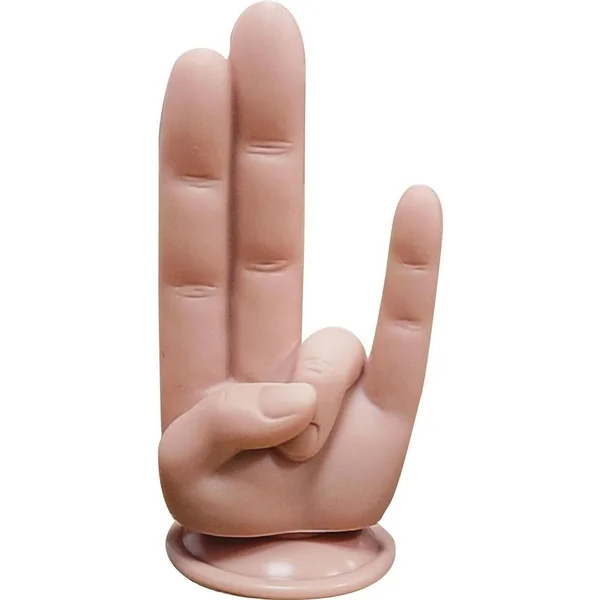 Finger Fest The Shocker Silicone Dildo – Vanilla