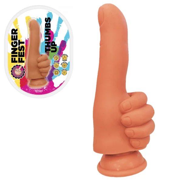 Finger Fest Thumbs Up Silicone Realistic Dildo