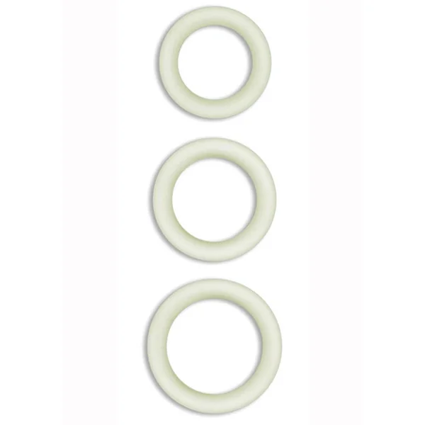 Firefly Halo Small Silicone Cock Ring Glow In The Dark – Clear