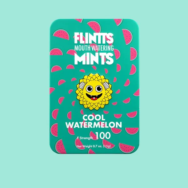 Flintts Mouth Watering Mints - Cool Watermelon