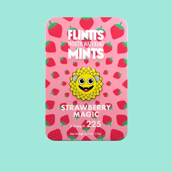Flintts Mouth Watering Mints - Strawberry