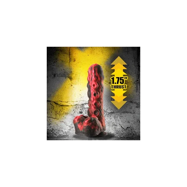 Fort Troff Tendrill Thruster Mini Fuck Machine Rechargeable Dildo with Remote Red Black