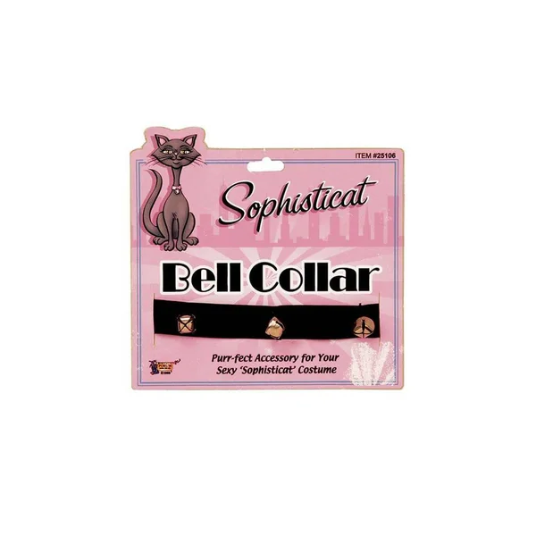 Forum Novelties - Sophisticat Bell Collar - Black