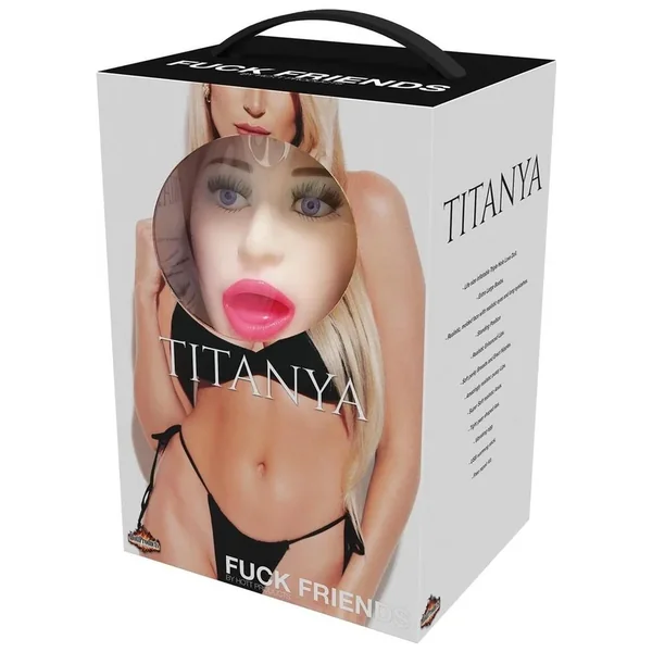 Fuck Friends Titanya Blow-Up Doll with Rechargeable Egg Kit