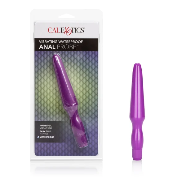 Fujikos Waterproof Purple Anal Probe with Multi-Speed Vibration