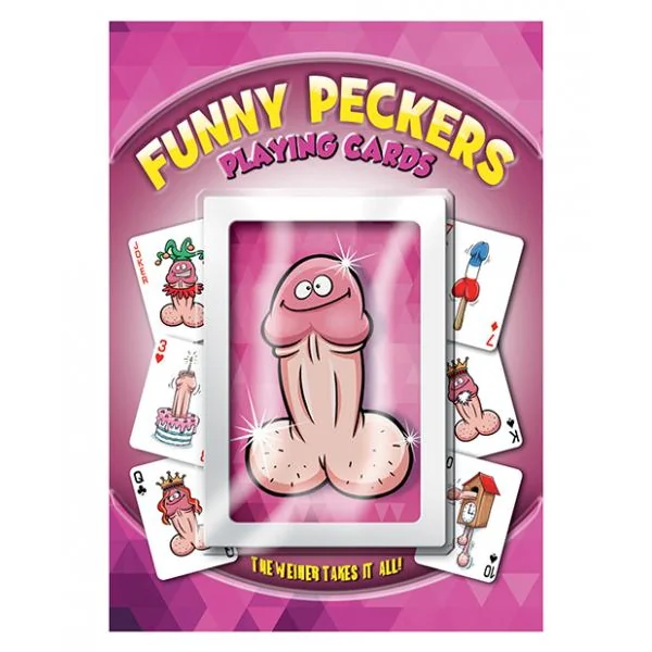 Funny Peckers Playing Cards