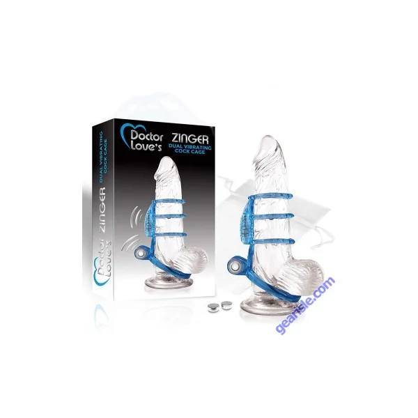 Fuzu Doctor Love's Zinger Dual Vibrating Cock Cage
