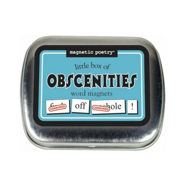Games & Novelty: Magnetic Poetry Little Box Of Obscenities Word Magnets
