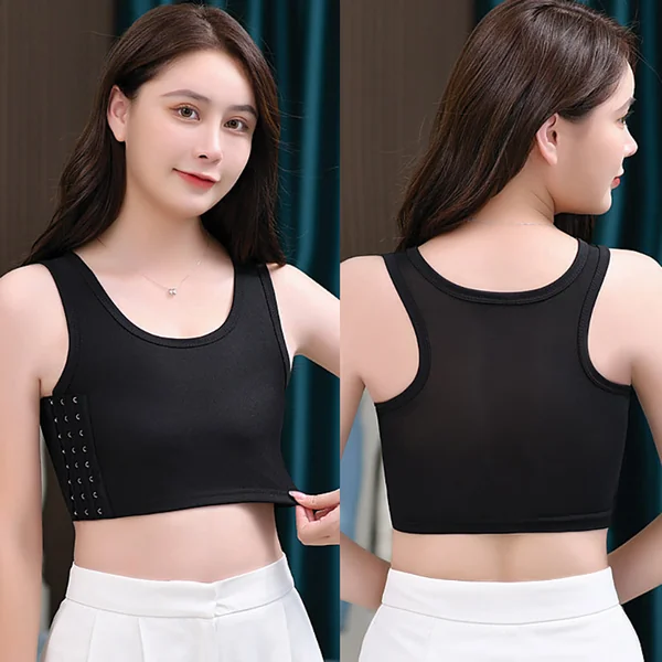 Gender Fluid Chest Compression Binder - M Black