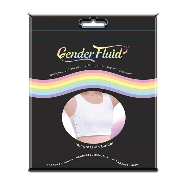 Gender Fluid Chest Compression Binder - XXXL White
