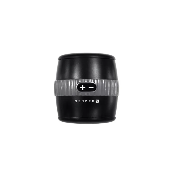 Gender X - Barrel of Fun Vibrating Stroker - Black
