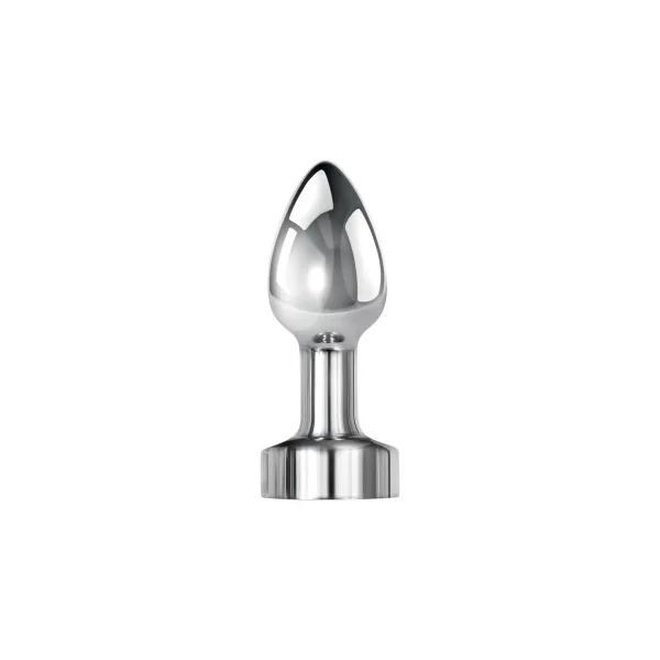 Gender X Rockin' Mini Rechargeable Vibrating Aluminum Anal Plug, 2.5 Inch Insertable, 1.09 Inch Max Width