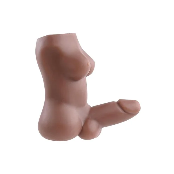 Gender X The Complete Package Full Body Textured Stroker – Chocolate