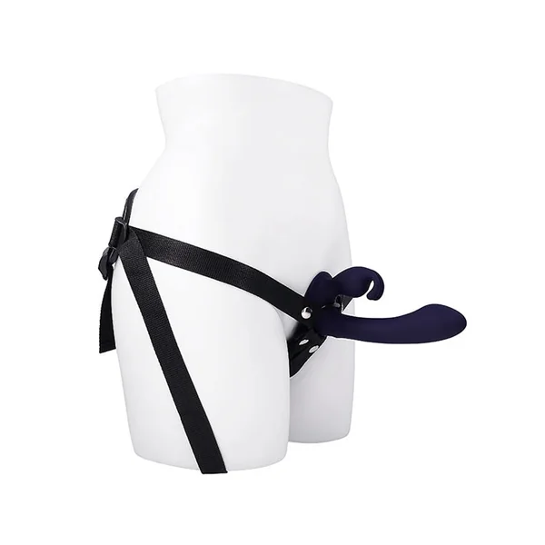 Giving Vibes Harness & Vibrating Dildo Set