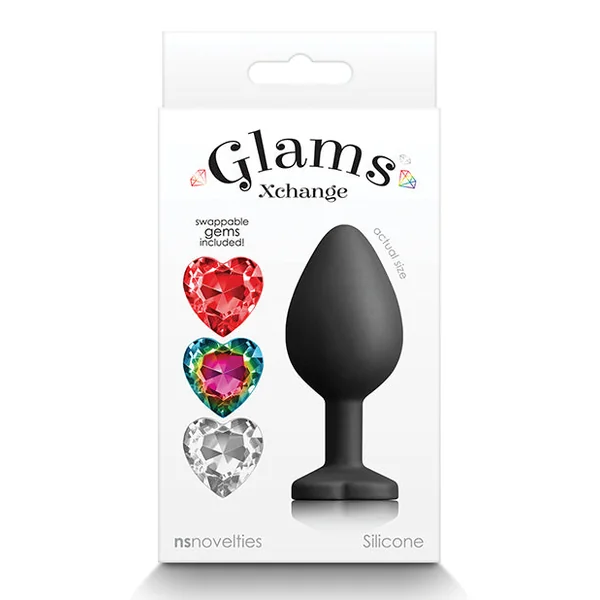 Glams Xchange Heart Gem-Medium*