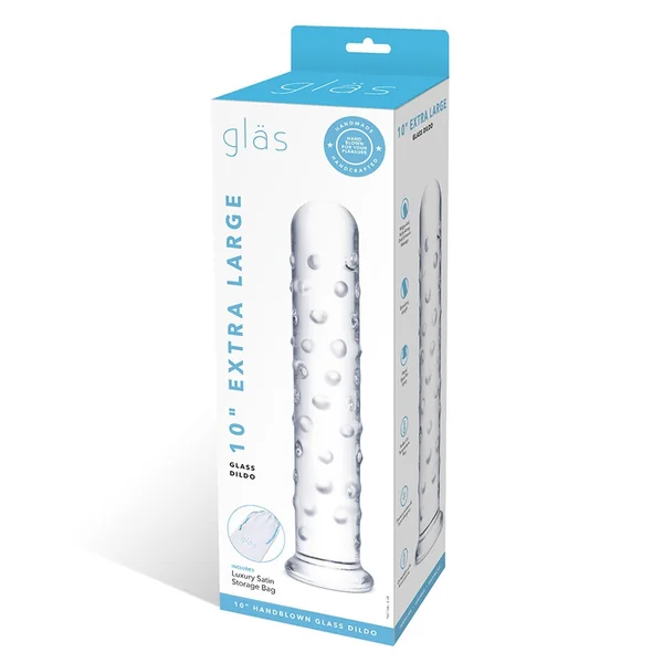 Glas 10 inches Extra Large Glass Dildo