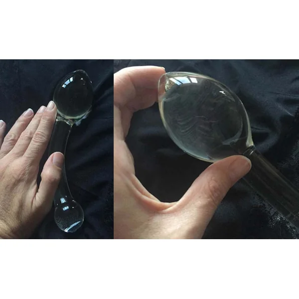 Glass Prostate Massager Pure Indulgence Anal Slider Hustler